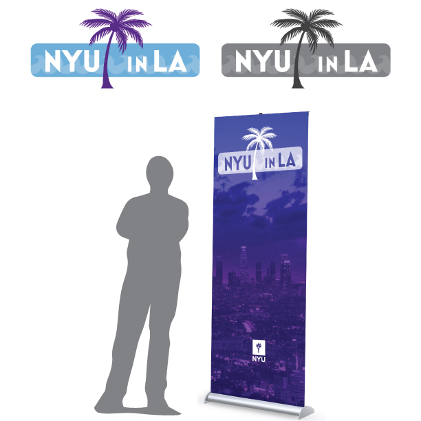 Logo and Sign Designed for NYU in LA
